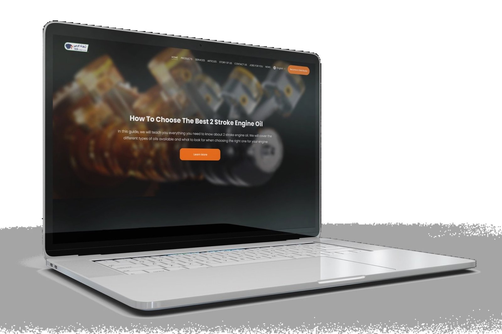 MB Lubricants Website — ui/ux design, image 1 of 4