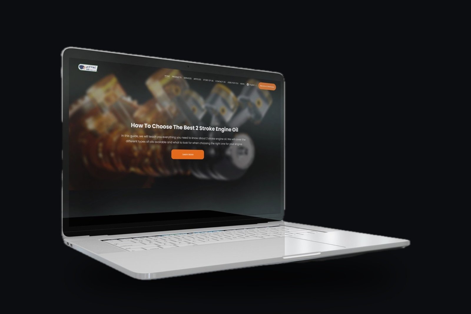 MB Lubricants Website ui/ux design, image 1 of 4