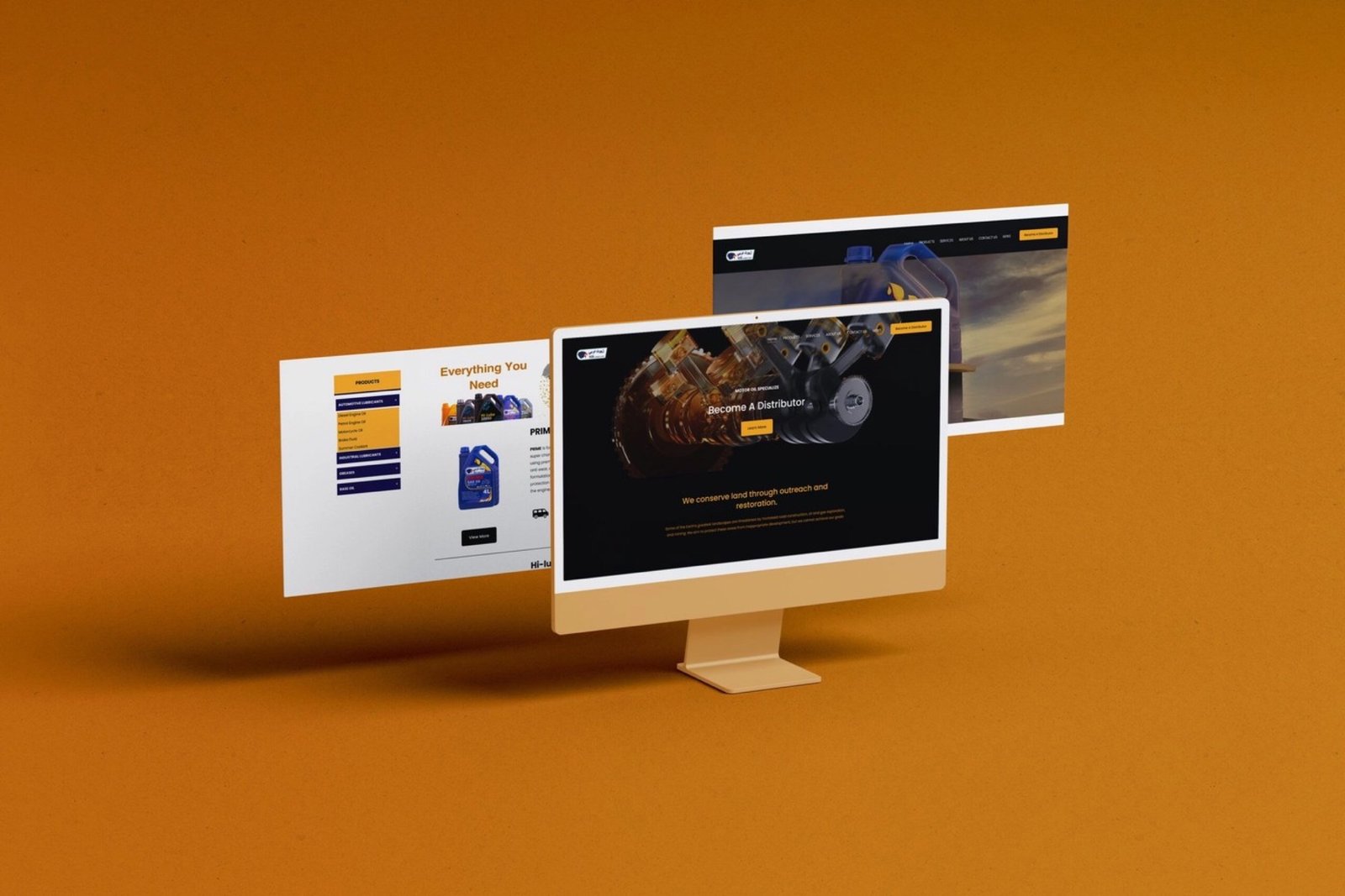 MB Lubricants Website — ui/ux design, image 2 of 4