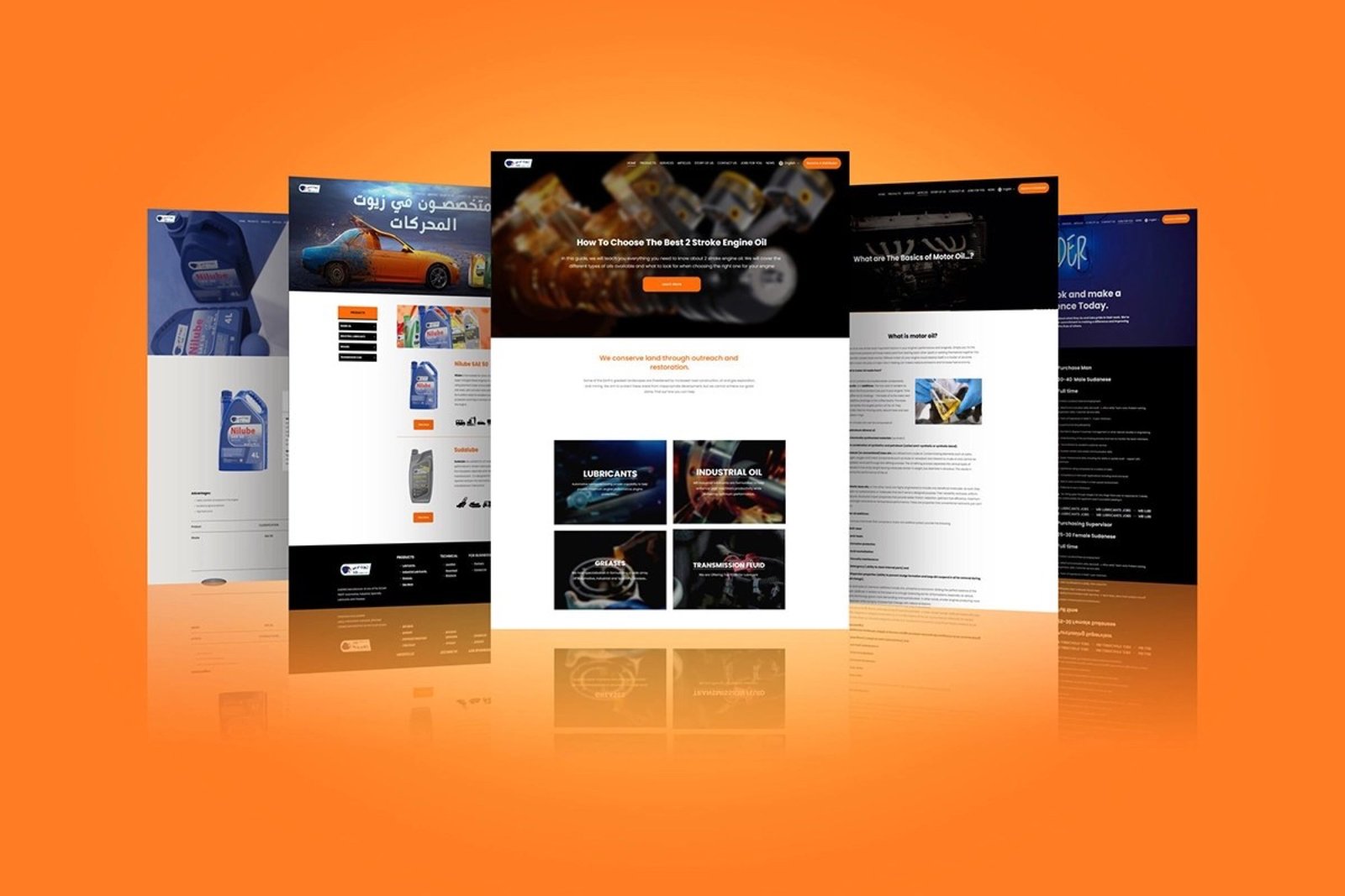 MB Lubricants Website — ui/ux design, image 3 of 4