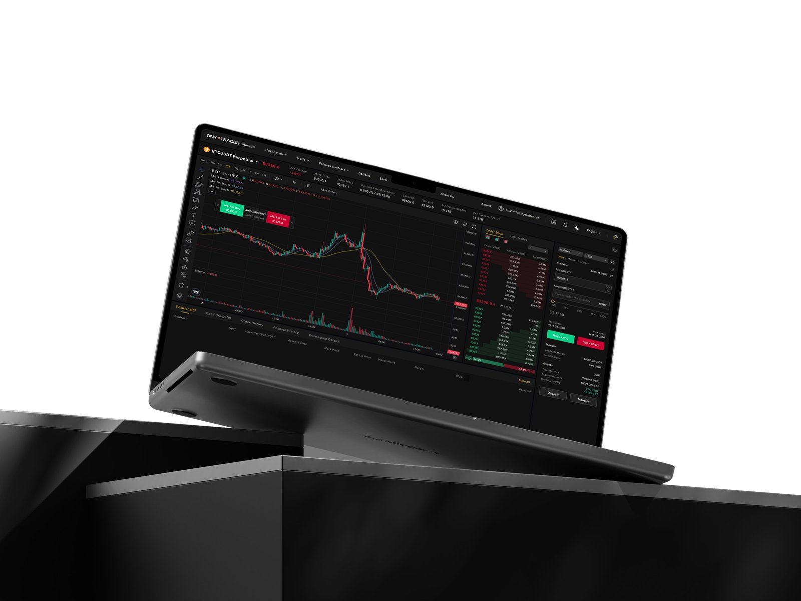 TinyTrader — site design, image 1 of 3