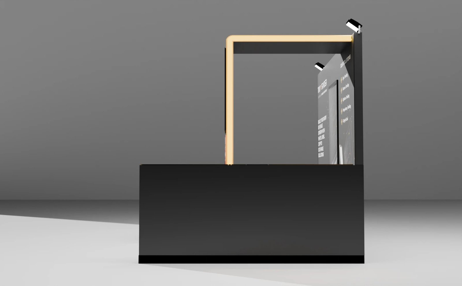 TinyTrader reception counter and the proof-point wall
