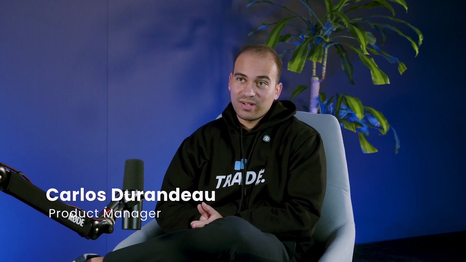 Carlos Durandeau, Product Manager at Bitfunded, in the testimonial film